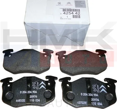 Piduriklotside komplekt tagumine OEM Citroen Xsara; Peugeot 206/306 - PSA  425442 - OE - 100% Genuine Part
