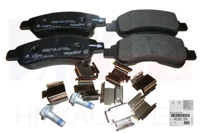 Piduriklotside komplekt eesmine OEM Citroen Berlingo, C2, C3, C4, Xsara Picasso/Peugeot Partner, 1007, 2008, 206, 207, 208, 301, 307 - PSA  425259 - OE - 100% Genuine Part