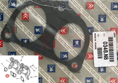 Sisselaskekollektori tihend OEM Citroen/Peugeot 1,9D DW8 - PSA  0348N8 - OE - 100% Genuine Part