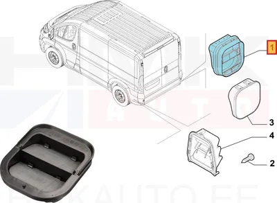 Kaubaruumi tuulutusklapp OEM Jumper/Boxer/Ducato - PSA  1656307080 - OE - 100% Genuine Part