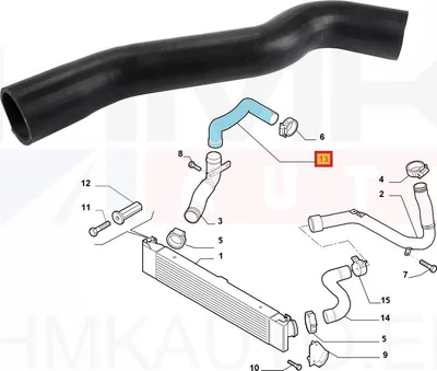 Turbo õhuvoolik Jumper/Boxer/Ducato 3,0HDi  Euro5 - 2470221