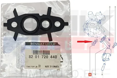 Turbo õlitustoru tihend OEM Renault 2,0/2,3DCI - REN  8201720440 - OE - 100% Genuine Part