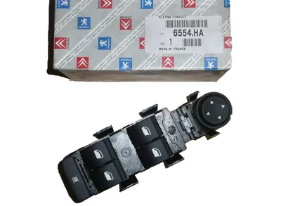 Klaasitõstuki ja peegli lüliti vasak OEM Citroen C4 - PSA  6554HA - OE - 100% Genuine Part