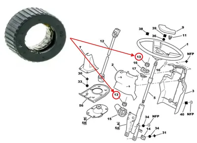 Roolisamba puks Citroen C25/Peugeot J5/Fiat Ducato - JAD  80179J - Prottego