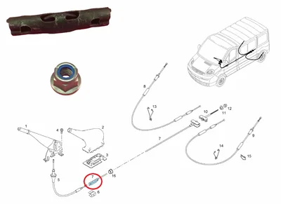 Seisupiduritrosside ühendusklamber OEM Renault Trafic II 01- >>NFP - REN  7701210200 - OE - 100% Genuine Part