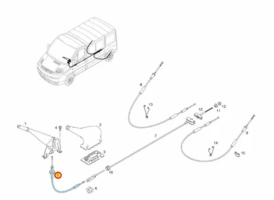 Seisupiduritross eesmine OEM Trafic/Vivaro/Primastar 01-09 - REN  7700312835 - OE - 100% Genuine Part