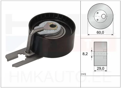 Hammasrihma pingutusrull Peugeot/Citroen 1,4/1,6HDi - 531055510 - LUK/INA