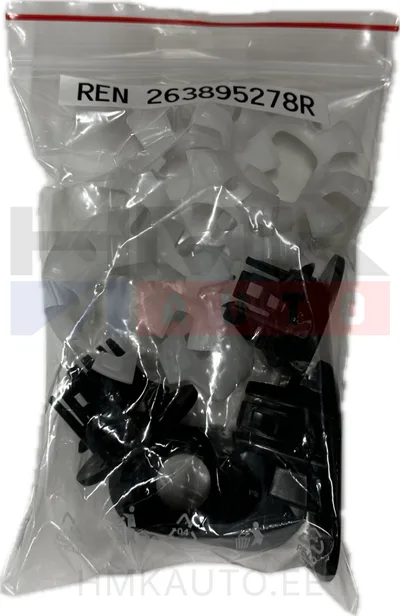 Tagumiste parkimisandurite kinnituskomplekt OEM Renault Master III 2019- (ilma astmelauata stange) - REN  263895278R - OE - 100% Genuine Part