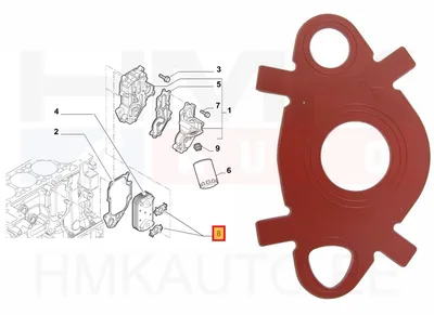 Õlijahuti tihend OEM Jumper/Boxer/Ducato 3,0HDi - PSA  110448 - OE - 100% Genuine Part