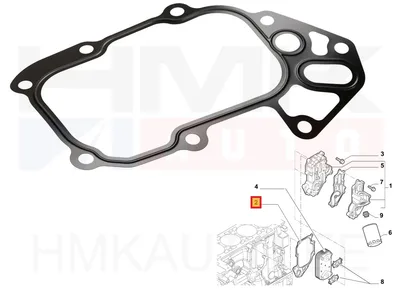 Õlifiltri korpuse tihend OEM Jumper/Boxer/Ducato 3,0HDi 06- - PSA  110449 - OE - 100% Genuine Part