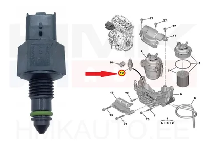 Kütusefiltri veeandur OEM Citroen/Peugeot - PSA  9676805580 - OE - 100% Genuine Part