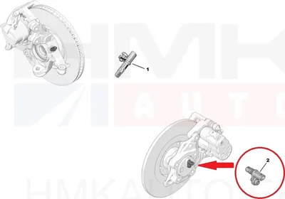 ABS andur tagumine OEM Citroen C4,Berlingo/Peugeot 308, Rifter, Partner 2018- - PSA  9810961080 - OE - 100% Genuine Part