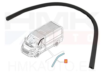 Esiukseava ülemine tihend (V=P) OEM Jumper/Boxer/Ducato 2006- - PSA  1612308680 - OE - 100% Genuine Part