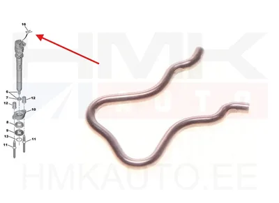 Pihusti tagasivoolutoru kinnitusklamber Citroen/Peugeot 1,6/2,0HDI - 3RG 81075 - 3RG