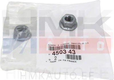 Mutter M8x1,25 OEM Citroen/Peugeot/Fiat (M8x1,25-8-13) - PSA  450343 - OE - 100% Genuine Part