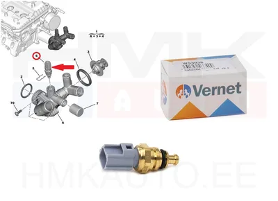 Jahutusvedeliku temperatuuri andur Jumper/Boxer 2,2HDI 2011-  Euro5 - WS3038 - Vernet