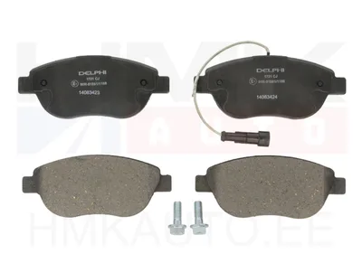 Piduriklotside komplekt eesmine Fiat Doblo 10- / Opel Combo 12- - LP1721 - Delphi