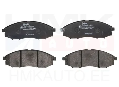 Piduriklotside komplekt eesmine Nissan Navara/Pathfinder - LP1772 - Delphi