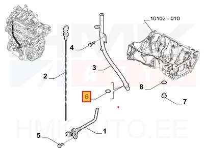 Õlivarda toru tihend OEM Renault 1,6DCI - REN  150662638R - OE - 100% Genuine Part
