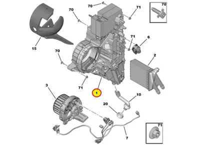 Soojendusahju korpus tagumine OEM Spacetourer/Traveller 2026- - PSA  9876684480 - OE - 100% Genuine Part