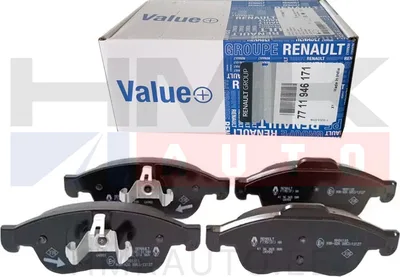 Piduriklotside komplekt eesmine OEM  Renault Zoe, Megane III, Clio V, Captur, Arkana / Dacia Dokker, Duster, Sandero - MOT  7711946171 - OE - Motrio/Value