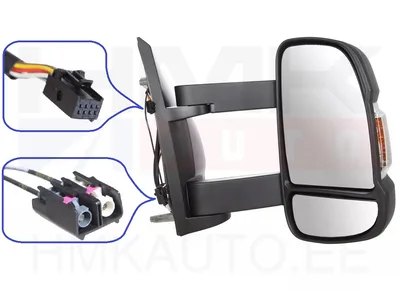 Küljepeegel parem elektriline Jumper/Boxer/Ducato 2014- (pikk jalg, antenniga, W16W) - 7850505AG - OEM (no box)