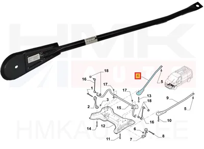 Sillaraami tugivarras parem OEM Renault Trafic II,III - REN  551A24703R - OE - 100% Genuine Part