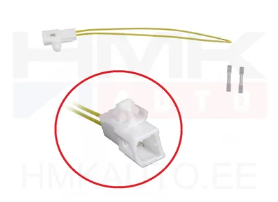 Pistikupesa juhtmetega 2-klemmi (sobib kokku FIAT  71771853*) - PI02-002