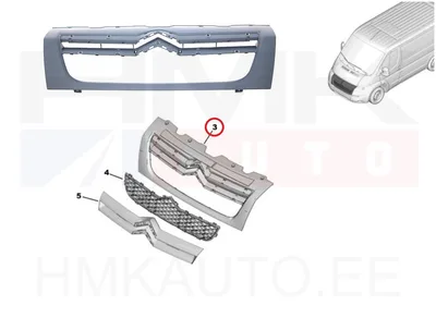 Iluvõre raam OEM Citroen Jumper 2006- - PSA  1614288280 - OE - 100% Genuine Part