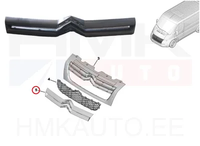Iluvõre liist OEM Citroen Jumper 2006- - PSA  1614288580 - OE - 100% Genuine Part