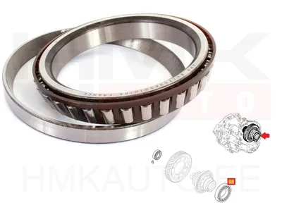 *Käigukasti laager (diferentsiaal vasak) 95x126x180,5/12,8 OEM Renault PK5/PK6 - OP  9162570 - OE - 100% Genuine Part