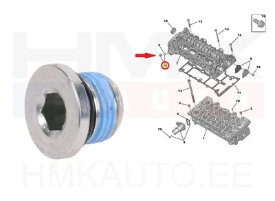 Plokikaane kork М16х1,5 OEM Jumper/Boxer/Ducato MCA 2,2HDI 2024- - FIAT  55249565 - OE - 100% Genuine Part