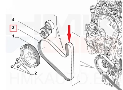 Mitmikkiilrihm OEM Jumper/Boxer/Ducato MCA 2,2HDI 2024- - PSA  1694815380 - OE - 100% Genuine Part