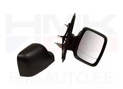 Küljepeegel parem elektriline Renault Trafic III (lühike jalg, must, temp. anduriga) - 7850566AG - OEM (no box)