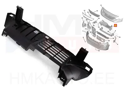 Esistange keskmine tugevdusraam OEM Citroen Jumpy/Peugeot Expert 2016- - PSA  9808490680 - OE - 100% Genuine Part
