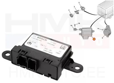 Parkimisandurite juhtmoodul OEM Jumper/Boxer/Ducato 2016- - PSA  1623941680 - OE - 100% Genuine Part