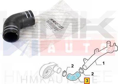 Jahutusvedeliku lõdvik õlijahutile OEM Fiat Ducato 2,3JTD 2011- - FIAT  504386305 - OE - 100% Genuine Part