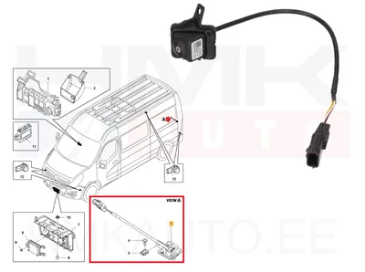 Tagurduskaamera OEM Renault Master,Opel Movano 2010- - REN  284421357R - OE - 100% Genuine Part
