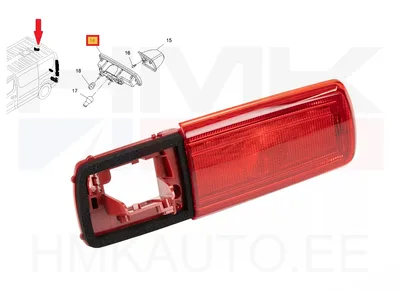 Lisapidurituli OEM Renault Trafic III 2014- (tagurduskaamera kohaga) - REN  265906054R - OE - 100% Genuine Part