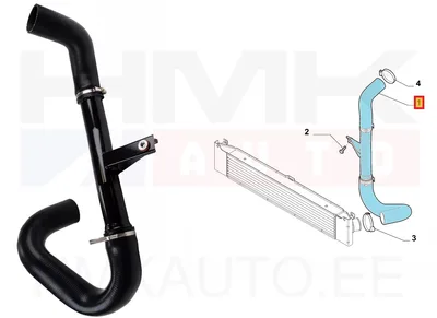 Turbo õhutoru Fiat Ducato 2,3D 2011- - 2470225AG - AG Automotive