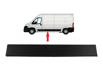 Külgpaneeli/liugukse liist vasak OEM Jumper/Boxer/Ducato 2018- (L2-L3-L4) (must) - PSA  1685341680 - OE - 100% Genuine Part