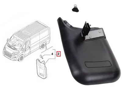 Porikumm tagumine vasak OEM Jumper/Boxer/Ducato 06- 16" (tiivalaiendiga) - FIAT  735451067 - OE - 100% Genuine Part