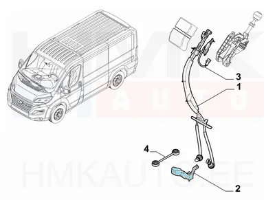 Käiguvahetushoob OEM Jumper/Boxer/Ducato MCA 2021-  (C637 k.kast) - FIAT  46353045 - OE - 100% Genuine Part