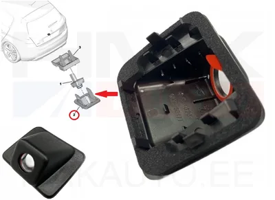 Tagurduskaamera kate OEM Peugeot 308 2013-17 - PSA  98185353XT - OE - 100% Genuine Part