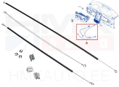Soojendusploki trosside komplekt OEM Dacia Dokker, Lodgy/Renault Express - REN  275427260R - OE - 100% Genuine Part