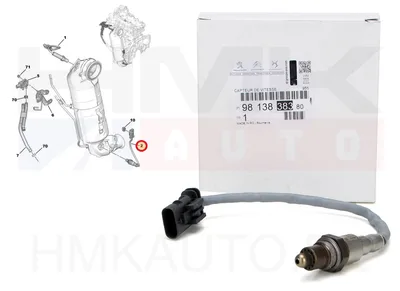 Lambda andur alumine OEM Citroen/Peugeot 1,2 EB mootorid - PSA  9813838380 - OE - 100% Genuine Part