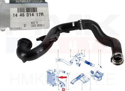 Turbo õhutoru OEM Renault Scenic IV/Espace V /Talisman 1,6DCi - REN  144601417R - OE - 100% Genuine Part