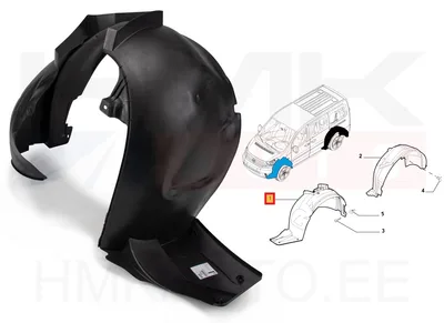 Esilogar vasak OEM Jumpy/Expert/Scudo 2007-2016 - PSA  7136AQ - OE - 100% Genuine Part