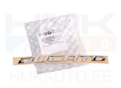 Embleem "DUCATO" esitiivale OEM Fiat Ducato 2018- - FIAT  52183788 - OE - 100% Genuine Part