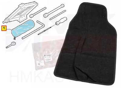 Tungraua ja tööriistade kott OEM Jumper/Boxer/Ducato 2006- - PSA  6736A2 - OE - 100% Genuine Part